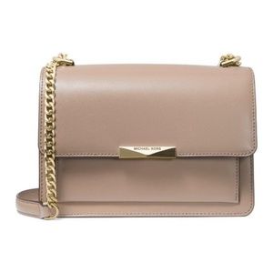 MICHAEL Kors Jade Gusset Leather Handbag